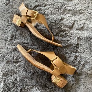 Micheal Kors Leather Thong Sandal NWT